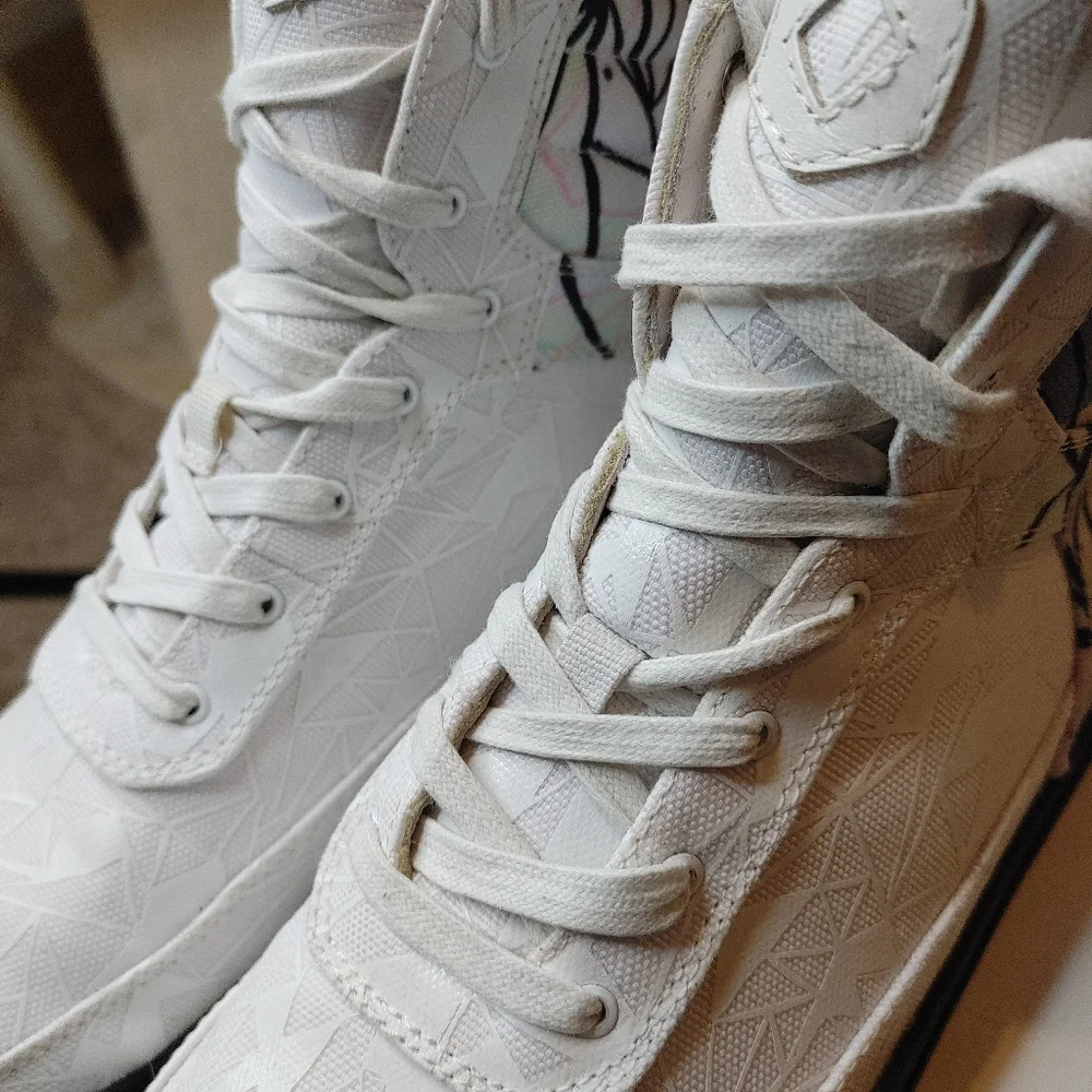 RARE! GLOW IN THE DARK, SIX HUNDRED FOUR PATRICK BRAVO  HI-TOP MEN 5, WOMEN 6.5 - Picture 9 of 16